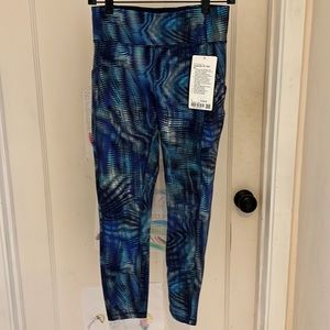 lululemon athletica Blue Patterned Leggings